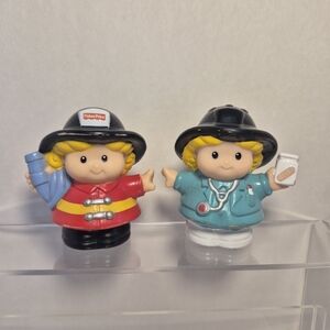 Fisher Price Little People Sarah Lynn Nurse EMT Paramedic & Firefighter